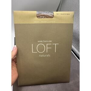 Ann Taylor Loft Naturals Ultra Sheer Pantyhose Size 1 NIP